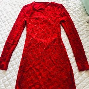 Red Lace Dress